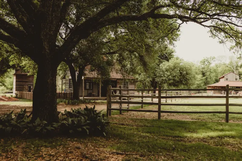 Ranch and picket fence installation at Beau Bassin Farms in Sunset, Louisiana by Southland Fence Co.